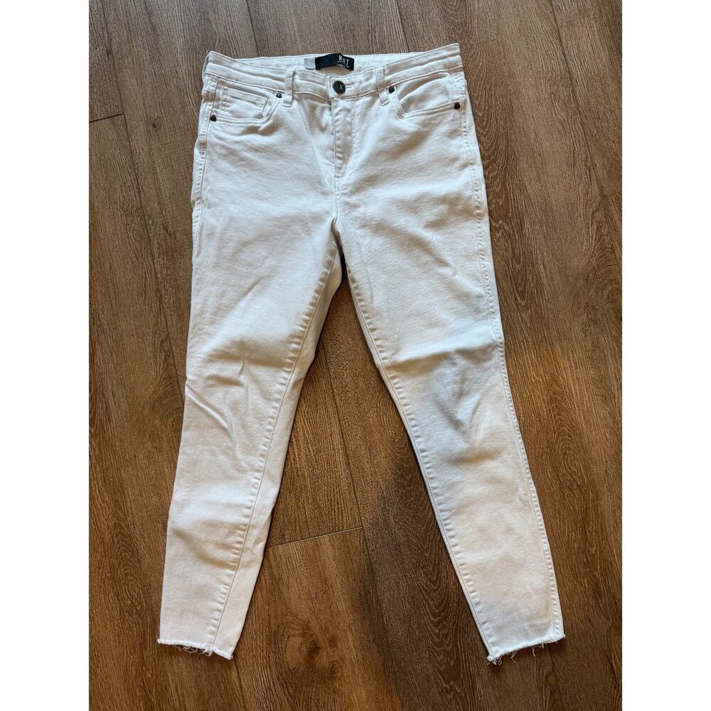 Women's KUT From the Kloth Connie High Rise Ankle Skinny in White Size 8